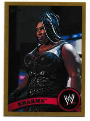 Kharma [Gold] #15 Wrestling Cards 2011 Topps WWE Prices