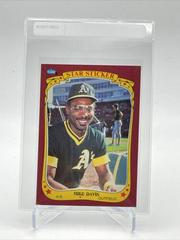 Mike Davis Baseball Cards 1986 Fleer Star Stickers Prices
