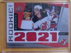 Dawson Mercer Hockey Cards 2021 SP Game Used Rookie Blends Prices