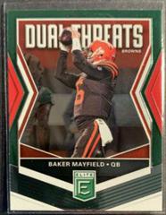 Baker Mayfield [Green] #DT-6 Football Cards 2019 Donruss Elite Dual Threats Prices