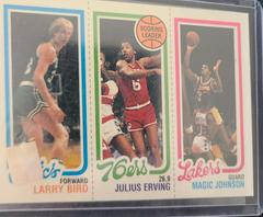 Larry Bird, Julius Erving, Magic Johnson #22 Basketball Cards 1996 Topps Stars Reprint Prices