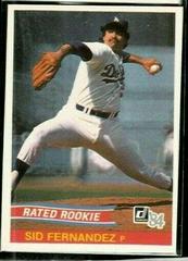 Sid Fernandez Baseball Cards 1984 Donruss Prices