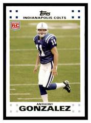 Anthony Gonzalez Football Cards 2007 Topps Exclusive Rookies Prices