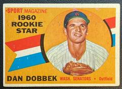 Dan Dobbek [Rookie Star] #123 Baseball Cards 1960 Topps Prices