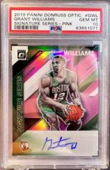 Grant Williams [Pink] #GWL Basketball Cards 2019 Panini Donruss Optic Signature Series Prices