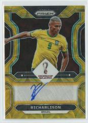 Richarlison [Choice Gold] Soccer Cards 2022 Panini Prizm World Cup Signatures Prices