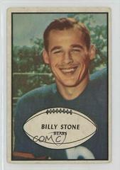Billy Stone Football Cards 1953 Bowman Prices
