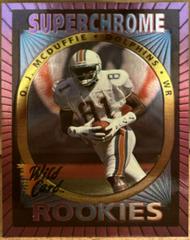 OJ Mcduffie Football Cards 1993 Wild Card Superchrome Rookies Prices