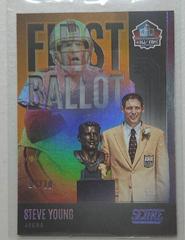 Steve Young [First Down] Football Cards 2022 Panini Score First Ballot Prices