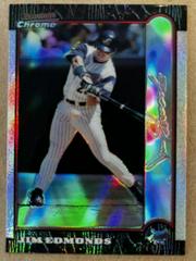 Jim Edmonds [Refractor] #9 Baseball Cards 1999 Bowman Chrome Gold Prices