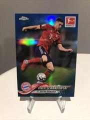 Robert Lewandowski [Blue Refractor] Soccer Cards 2018 Topps Chrome Bundesliga Prices