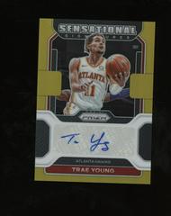 Trae Young [Gold Prizm] Basketball Cards 2021 Panini Prizm Sensational Signatures Prices