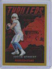 Justin Herbert [Gold] #TH-5 Football Cards 2022 Panini Rookies & Stars Thrillers Prices