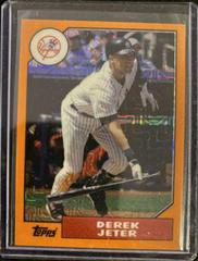Derek Jeter [Orange] #87-DJ Baseball Cards 2017 Topps Silver Pack Promo Prices