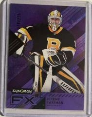 Jeremy Swayman [Purple] Hockey Cards 2021 Upper Deck Synergy FX Rookies Prices