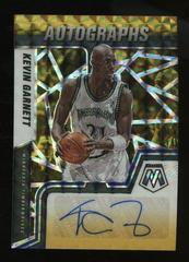Kevin Garnett [Choice Black Gold] Basketball Cards 2021 Panini Mosaic Autographs Prices
