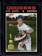 Will Smith [Red Ink] #WS Baseball Cards 2020 Topps Heritage Real One Autographs Prices
