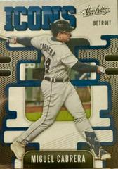 Miguel Cabrera [Retail] #I-4 Baseball Cards 2021 Panini Absolute Icons Prices