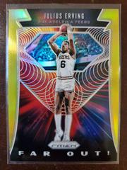 Julius Erving Gold Prizm Basketball Cards 2019 Panini Prizm Far Out Prices