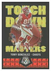 Tony Gonzalez [Gold Fluorescent] #TM15 Football Cards 2020 Panini Mosaic Touchdown Masters Prices