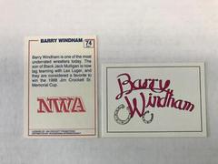 Barry Windham Logo #74 Wrestling Cards 1988 Wonderama NWA Prices
