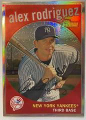 Alex Rodriguez [Refractor] #C100 Baseball Cards 2008 Topps Heritage Chrome Prices