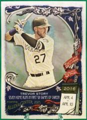 Trevor Story #SS-31 Baseball Cards 2023 Topps Allen & Ginter Spotless Spans Prices