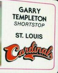 Garry Templeton Baseball Cards 1981 Perma Graphics Super Star Credit Card Prices