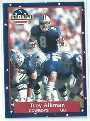 Troy Aikman #69 Football Cards 1991 Fleer Stars and Stripes Prices