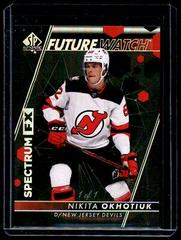 Nikita Okhotiuk [Black] #S-50 Hockey Cards 2022 SP Authentic Spectrum FX Prices