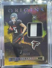 Drake London [Gold] #ROP-DLO Football Cards 2022 Panini Origins Rookie Patches Prices