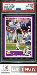 Jim C. Jensen Football Cards 1989 Panini Score Supplemental Prices