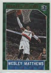 Wesley Matthews [Green] #230 Basketball Cards 2015 Panini Hoops Prices