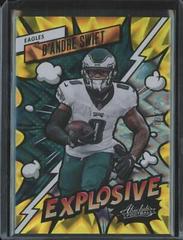 D'Andre Swift [Gold] #20 Football Cards 2023 Panini Absolute Explosive Prices
