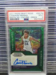 Cameron Thomas [Choice Green Prizm] Basketball Cards 2021 Panini Prizm Sensational Signatures Prices