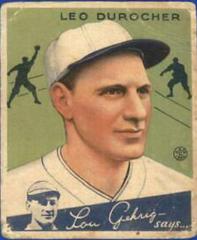 Leo Durocher #7 Baseball Cards 1934 Goudey Prices