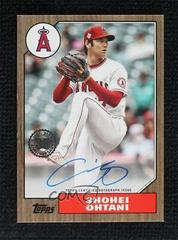 Shohei Ohtani [Gold] #87BA-SO Baseball Cards 2022 Topps Update 1987 Autographs Prices