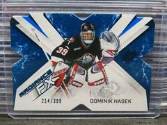 Dominik Hasek [Blue] #RFX-16 Hockey Cards 2022 SPx Radiance FX Prices
