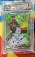 John Collins [Autograph Jersey Neon Green] Basketball Cards 2017 Panini Spectra Prices