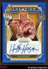 Hulk Hogan [Blue Prizm] Wrestling Cards 2022 Panini Prizm WWE Champion Signatures Prices