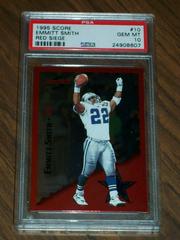 Emmitt Smith [Red Siege] Football Cards 1995 Panini Score Prices