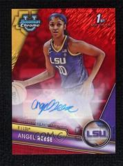 Angel Reese [Red Shimmer] #BCPA-AR Basketball Cards 2023 Bowman Chrome University Prospects Autographs Prices