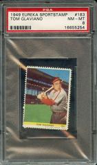 Tom Glaviano Baseball Cards 1949 Eureka Sportstamps Prices