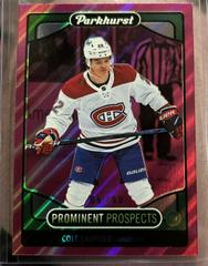 Cole Caufield [Purple] Hockey Cards 2021 Parkhurst Prominent Prospects Prices