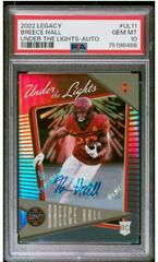 Breece Hall [Ruby Autograph] #UL-11 Football Cards 2022 Panini Legacy Under The Lights Prices