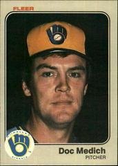 Doc Medich #39 Baseball Cards 1983 Fleer Prices