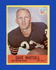 Dave Whitsell Football Cards 1967 Philadelphia Prices