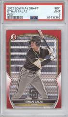 Ethan Salas [Red] #BD-1 Baseball Cards 2023 Bowman Draft Prices