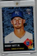 Bobby Witt Jr. [Black] #61 Baseball Cards 2022 Topps Chrome Platinum Anniversary Prices