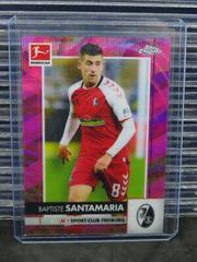 Baptiste Santamaria [Pink Wave Refractor] Soccer Cards 2020 Topps Chrome Bundesliga Prices
